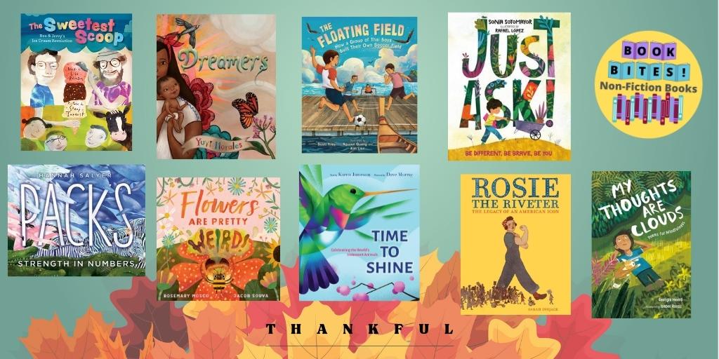 EulessLibrary's tweet photo. Miss Angela is very THANKFUL for these nonfiction books! What books are YOU thankful for?
#EulessLibrary #BookBites #Nonfiction #NonfictionBooks #BookRecommendations #ThankfulForBooks https://t.co/l2SJrm9mCT