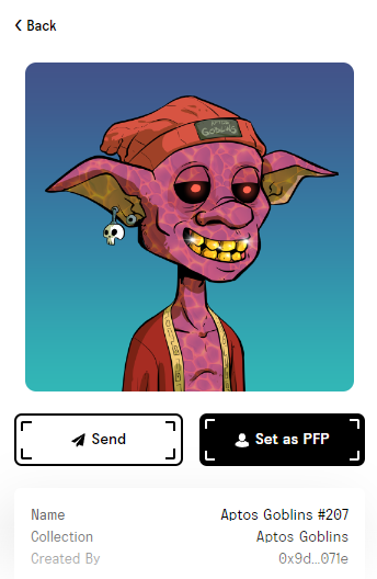 Yesterday, I believed and minted @AptosGoblinsnft . then the project did not mint as expected. but Dev has promised to refund to anyone mint 1.5 aptos , I got a rug scam in Aptos that took a lot of apt . But now I get Refunds from projects that get a lot of FUD. I appreciate that