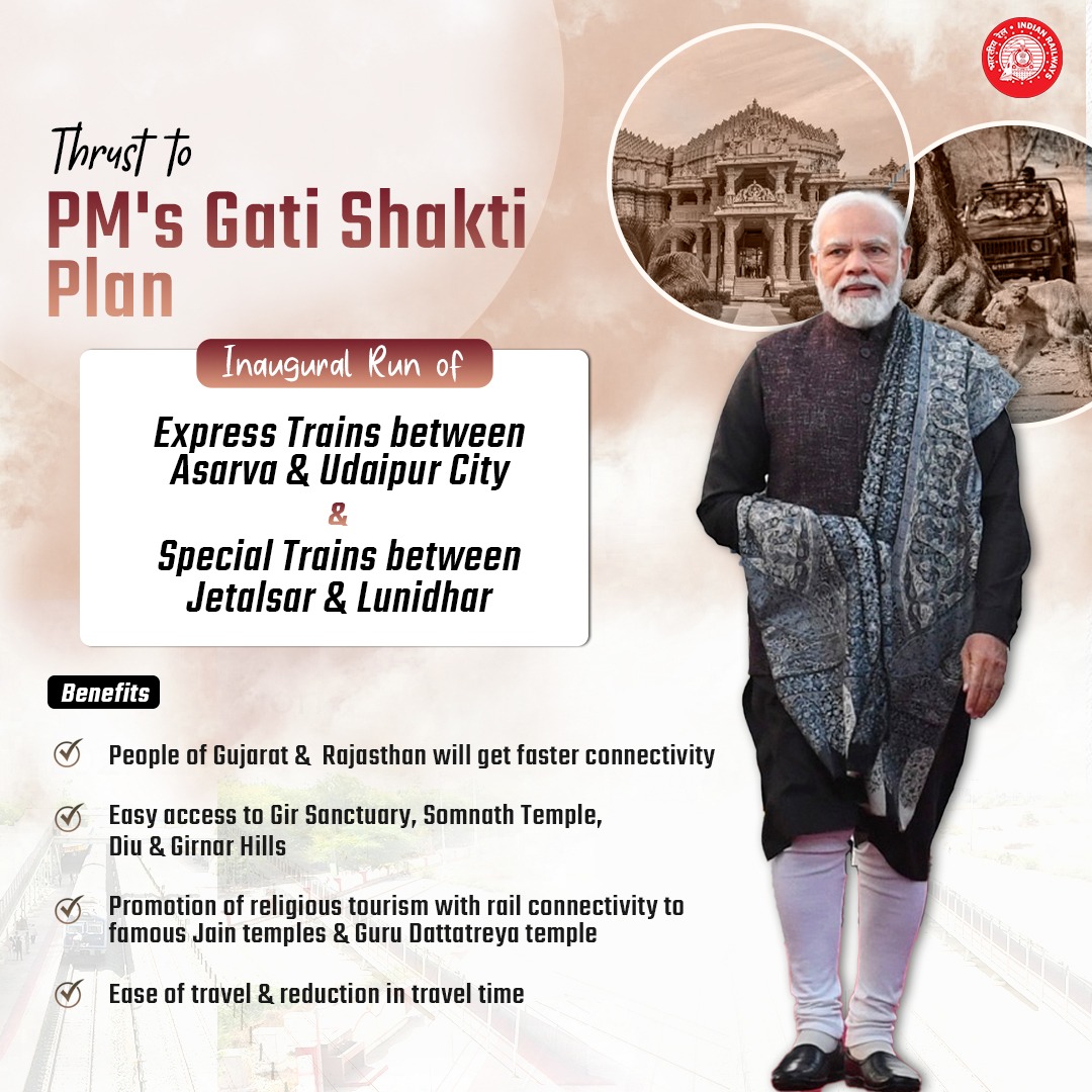 Thrust to PM's Gati Shakti Plan #GujaratOnFastTrack #NayiPatriNayiRaftaar