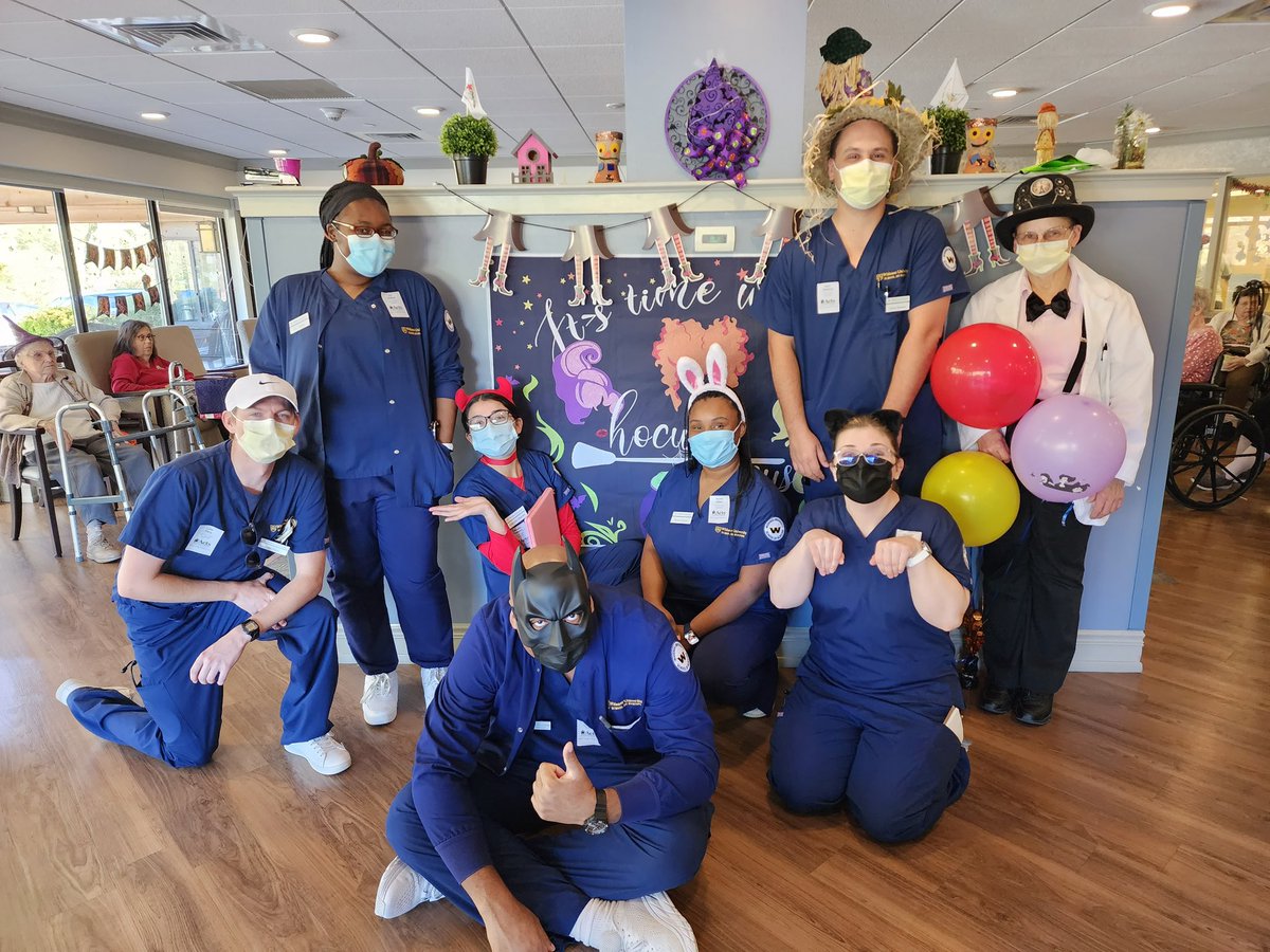 Trick or Treat! From campus to the community, Happy Halloween from Widener Nursing!  #widenernursingiseverywhere #WidenerPride #happyhalloween💙🩺💛👻🎃