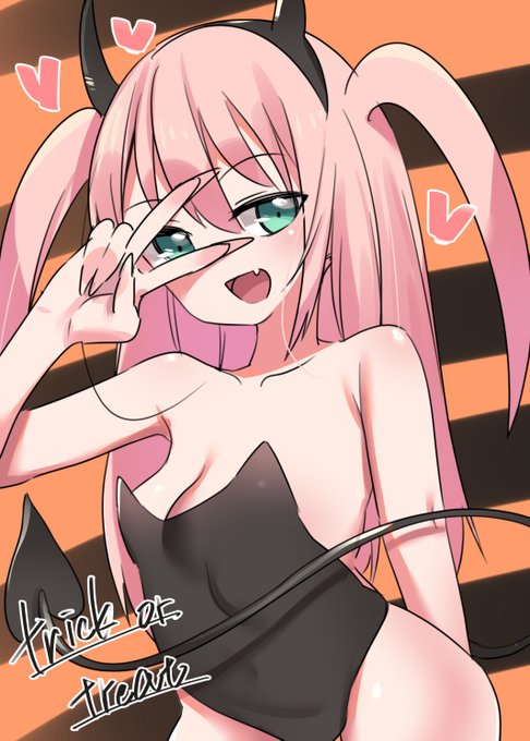 #わたモテ 
遅くなりましたがハロウィンネモ😆 