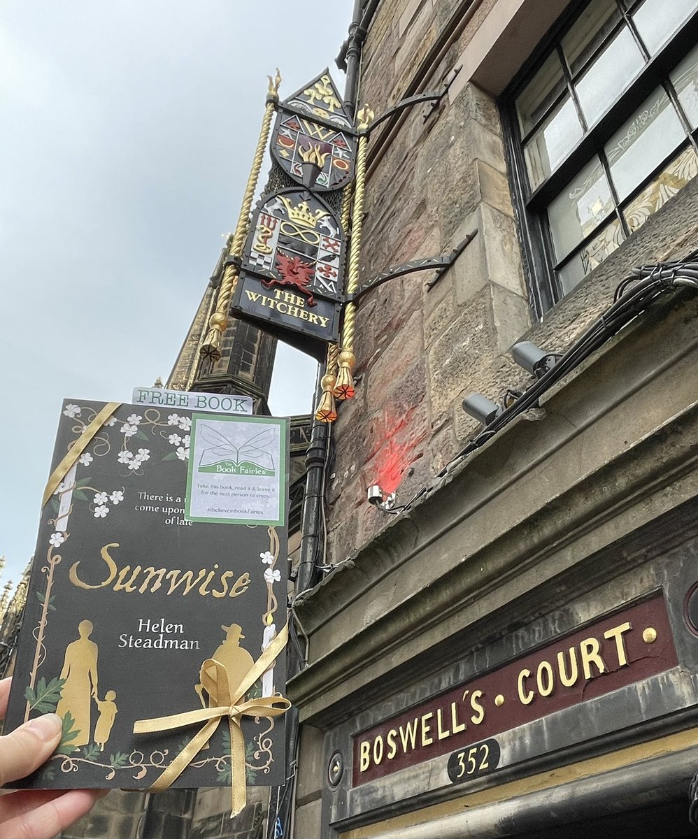 “Did all women have something of the witch about them?”

#TheBookScaries left a signed copy of #Sunwise (book 2 in the #Widdershins series) by independent author @hsteadman1650 in #Edinburgh for a lucky finder 🎃 

@the_bookfairies @BookfairiesScot @BookfairiesEdin