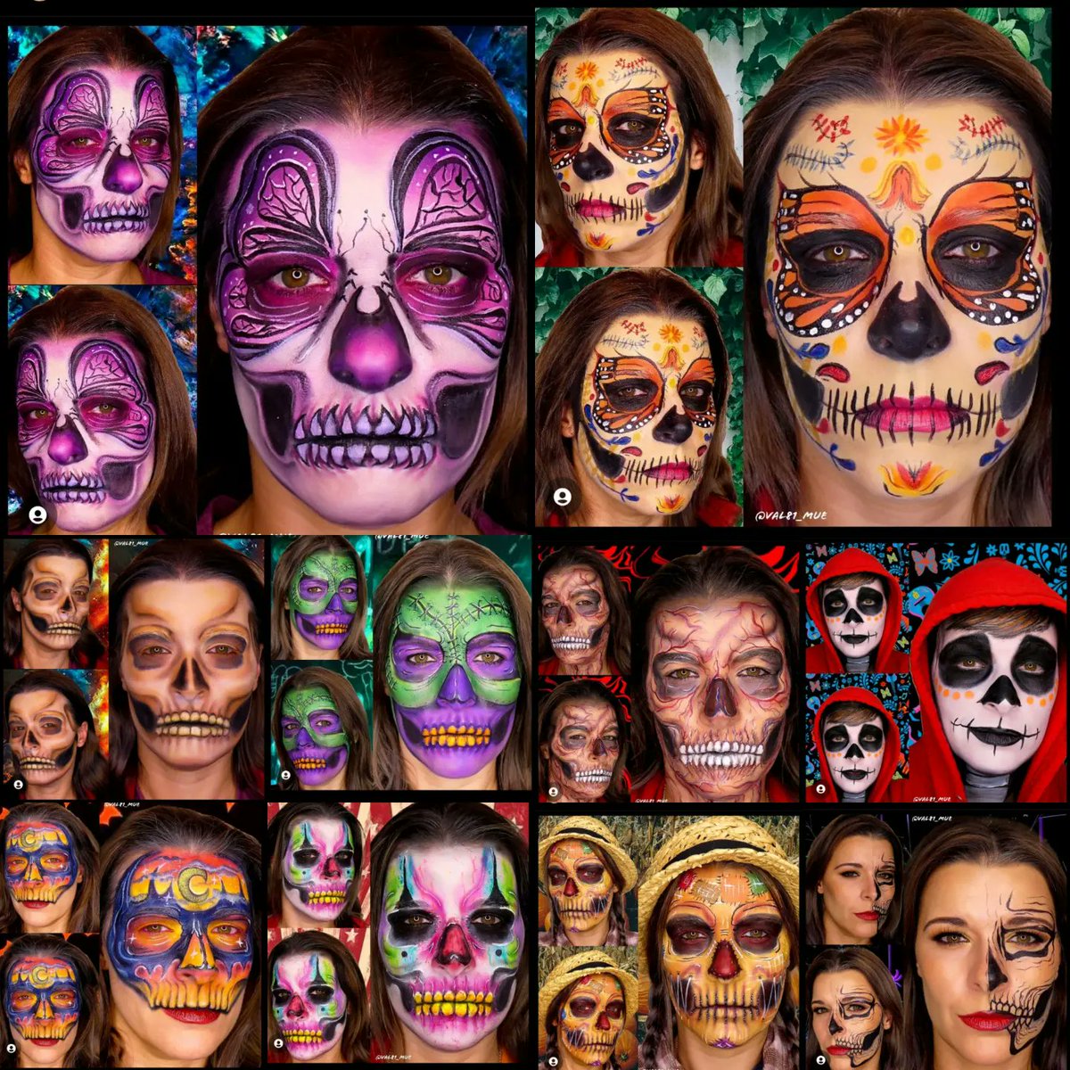 #HappyHalloween #day31 of #31daysofhalloween complication of all my #makeuplooks. Which was your favorite?