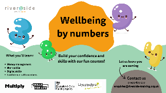 2aspirelearning's tweet photo. A new range of maths courses from learning about the history of Gainsborough, crafts, how to manage your money at Riverside Training could help you feel more confident about numbers.
Check out the courses today: https://t.co/aWGjzOM2gM

#2aspire https://t.co/3Kzr0cBwk2