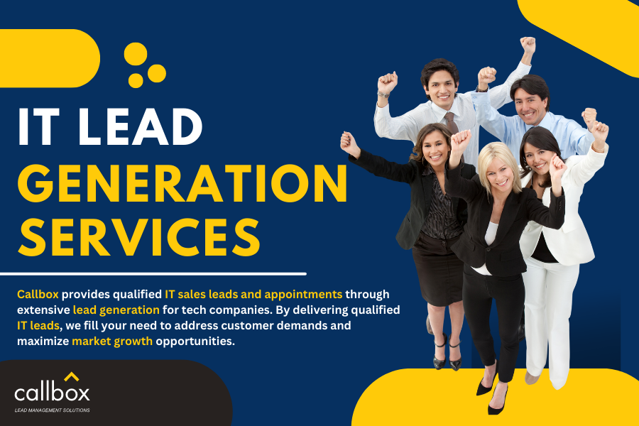 vanessamillercb's tweet photo. Looking for IT lead generation #Services?
@CallboxInc is the world's most trusted IT #LeadGeneration service. We've helped some of the biggest names in #tech including SAGE, @Microsoft, @SAP, and @Oracle.
Find out more👉https://t.co/oXTHsg6IG7
#ITleads #ITleadgeneration https://t.co/zqOEvL91tJ
