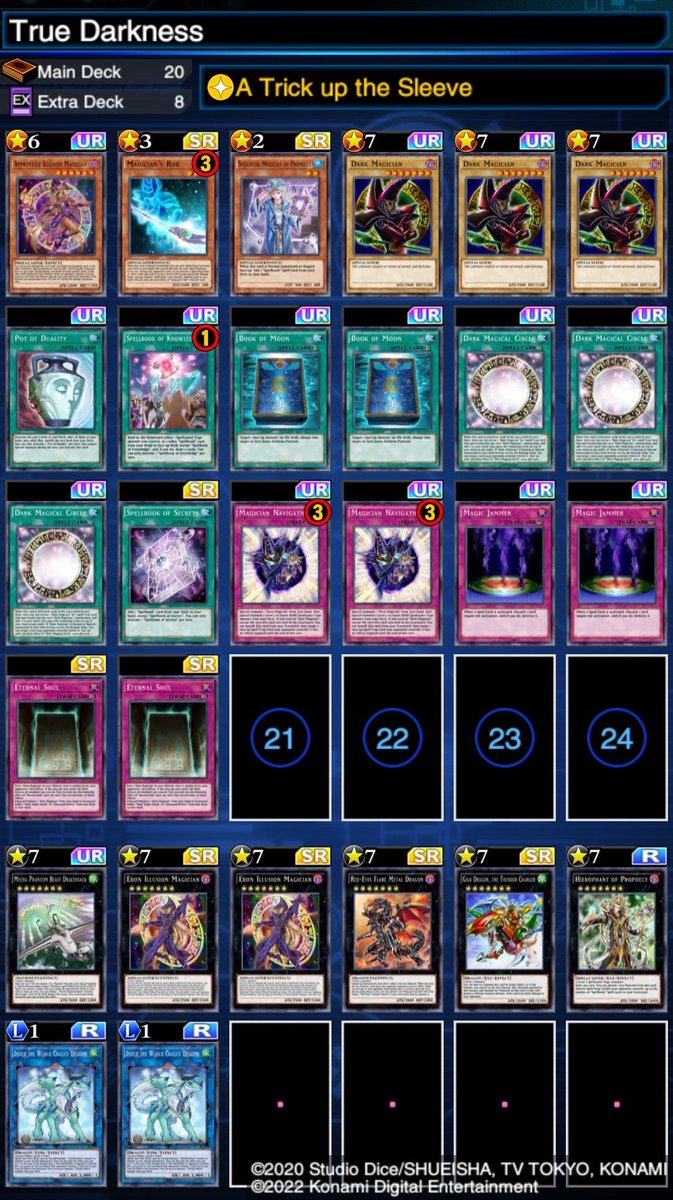 EvilFamilys's tweet photo. Halloween: Villain Tournament
Yu-Gi-Oh! Duel Links!

🥇 Mysterious Duellist - Dark Magician
🥈Hycruh - Destiny HEROs 
🥉@jamerjs - Dark Magician

#DuelLinks #YuGiOhDuelLinks 
#YuGiOh #デュエルリンクス https://t.co/l9YDVm5434
