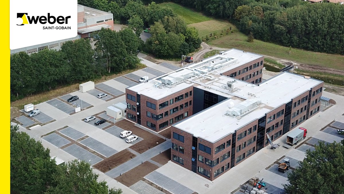 SG_Weber_DE's tweet photo. In Etzhorn steht der beeindruckende Neubau der Nordwest-Zeitung. Um das Bürogebäude vor Feuchtigkeit zu schützen, wurde es lückenlos, vollflächig und wannenförmig im erdberührten und Spritzwasserbereich mit weber.tec Superflex D 24 abgedichtet.
#sgweber #D24 #dickbeschichtung https://t.co/nCnZuXAoxn