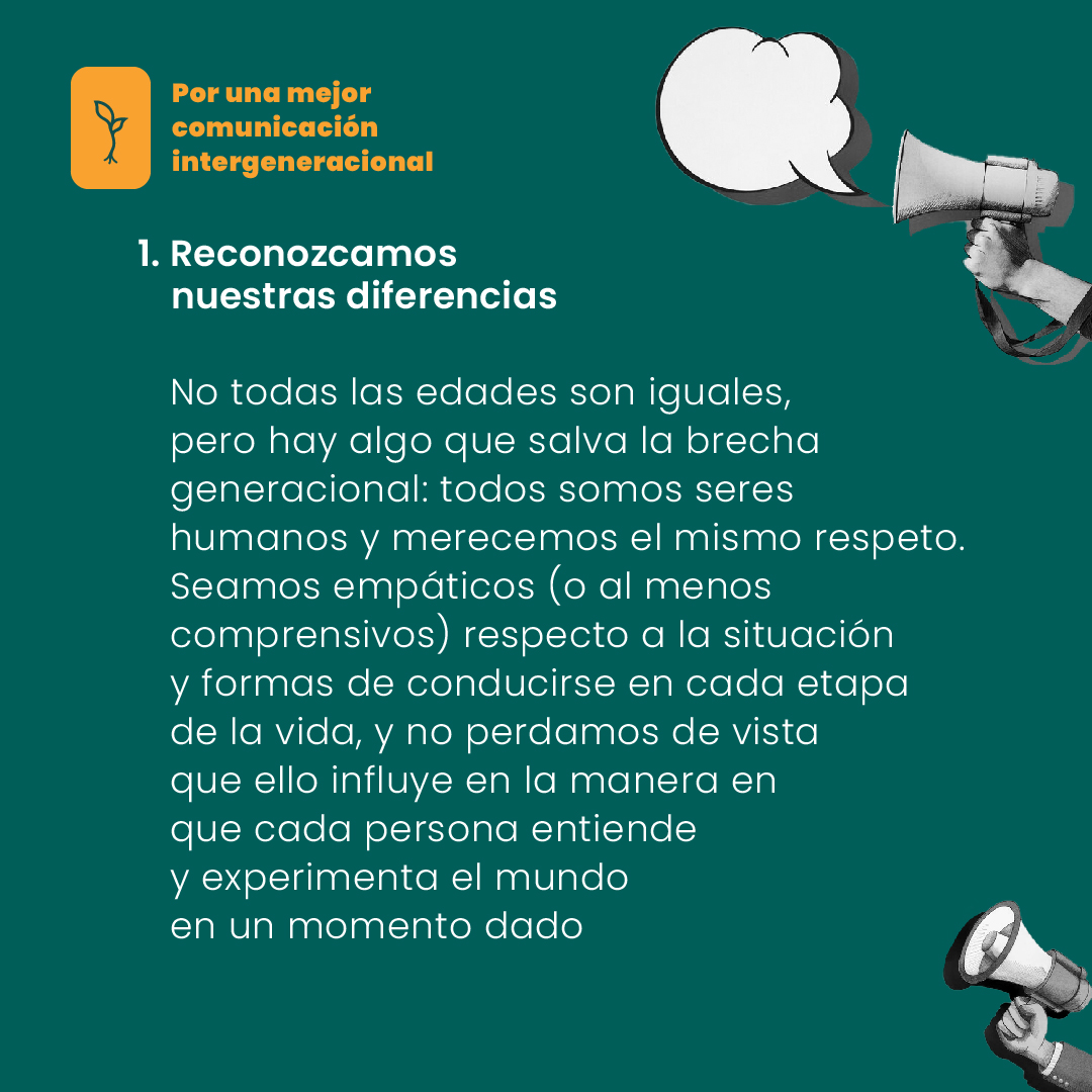 EspacioAF's tweet photo. En ocasiones las #diferencias #generacionales pueden generar un distanciamiento, por lo que puede ser más difícil llegar a acuerdos y comprenderse. 

¿Qué acciones se pueden realizar para mejorar esto? https://t.co/ohYhQ6a2Mp
