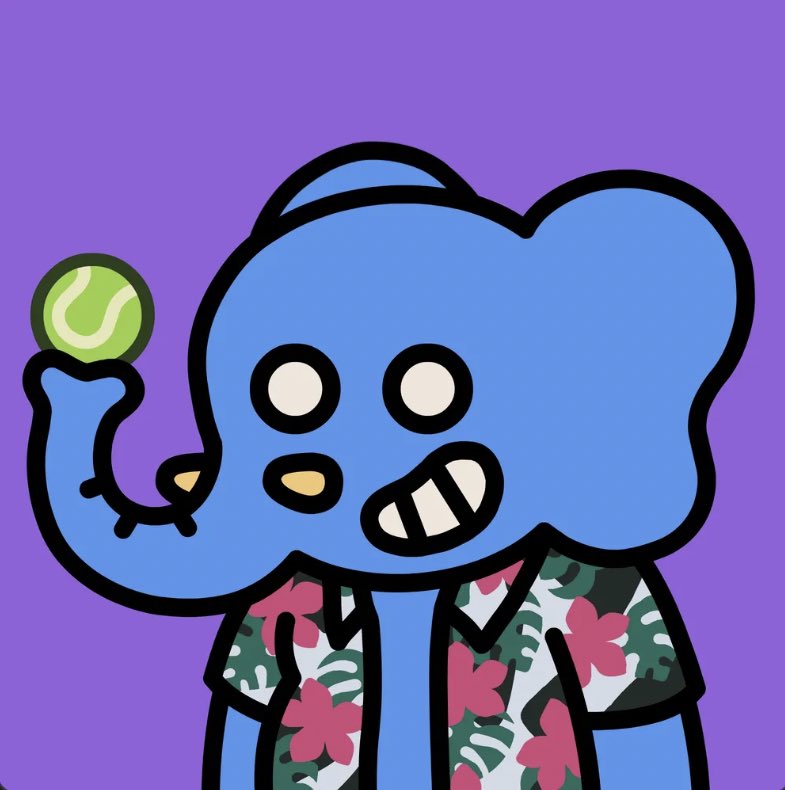 JRomaETH's tweet photo. 🚨 Giveaway Alert 🚨 

Giving away @3L3NFT #6606 🐘🎁 

To Enter: 
✅ Like &amp; RT 
✅ Follow @HustlerETH @HerdHideaway @MorningStomp &amp; @3L3NFT 
✅ Tag Frens 

Winner announced in 48 hours! ⏰ https://t.co/kJ2EolpPKF