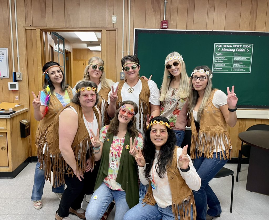 Pine Hollow Middle School on Twitter "Peace and Love from the Pine