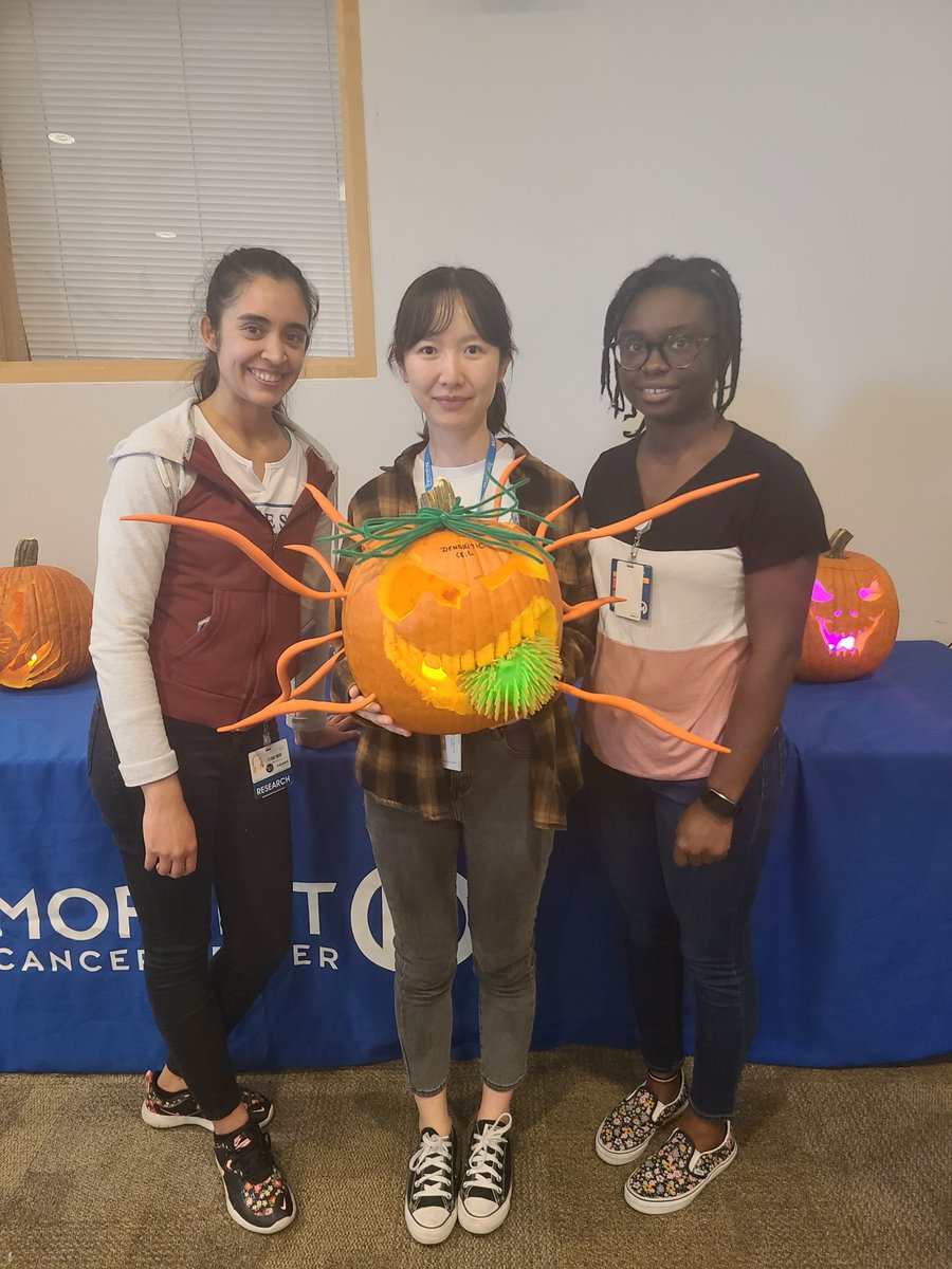 Moffitt Research (@moffittresearch) on Twitter photo 🎃 Happy Halloween from our <a href="/MoffittNews/">Moffitt Cancer Center</a> trainees! Check out the pumpkins created during our annual pumpkin carving contest hosted by our Research Education and Training team. Spooky fun, tasty treats and ghoulish laughs were had by all. #HappyHalloween #MoffittRET 🎃 Happy Halloween from our <a href="/MoffittNews/">Moffitt Cancer Center</a> trainees! Check out the pumpkins created during our annual pumpkin carving contest hosted by our Research Education and Training team. Spooky fun, tasty treats and ghoulish laughs were had by all. #HappyHalloween #MoffittRET