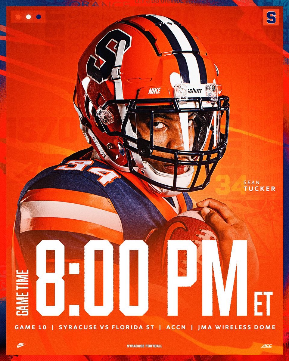 Prime time for the Dome finale. Cuse.com/Tickets