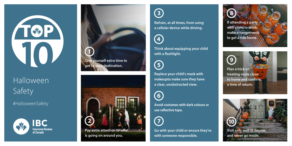 Happy Halloween, all. In preparation for tonight's trick-or-treaters, brush up on these #HalloweenSafety tips.