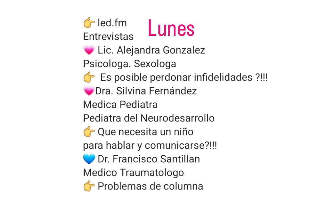 Hoy de 16 a 18 hs
Por 👉 led.fm