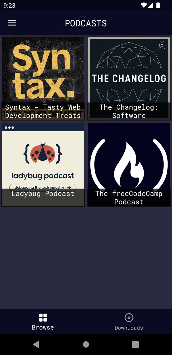 If you have a podcast about programming and technology, we may be able to feature it in the freeCodeCamp Android app. (Around 100k installs so far.)

Fill out this form: docs.google.com/forms/d/e/1FAI…

We'll listen to some of your episodes, then holler back if we think it's a good fit.