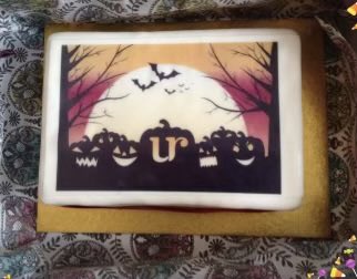 Happy Halloween, office cake for the team