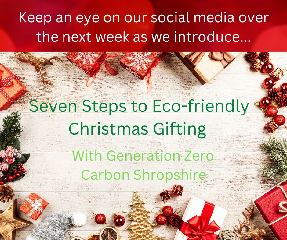 We have some great gifting tips for you coming next week 😁😁 Eco-friendly gifts are an excellent option and can suit any budget! Being kind to the environment doesn't mean compromising on great gifts 👍🌎😇
#ecochristmasgifts   #shropshirechristmas 
@SouthShropshireCA @shropveg