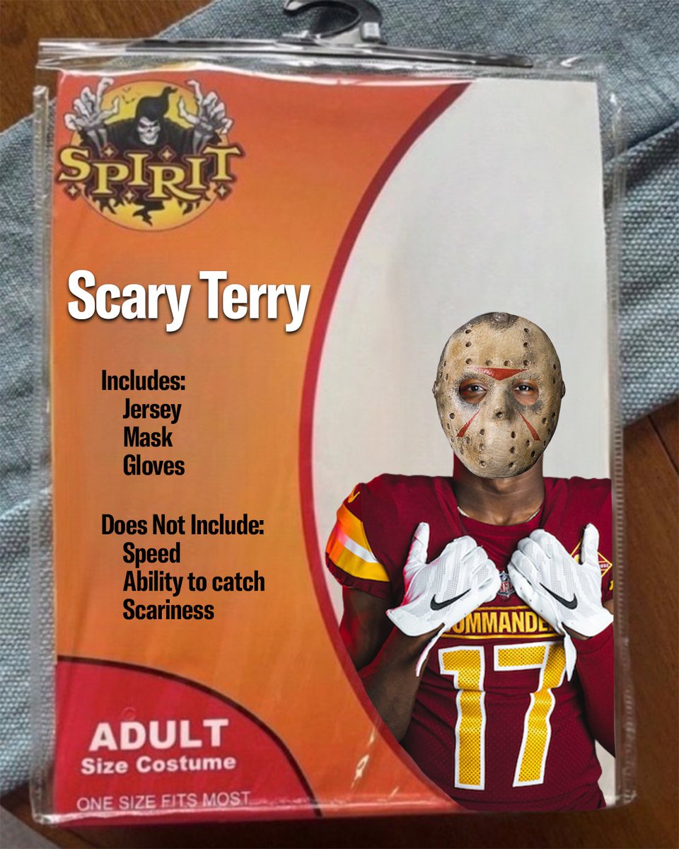 Commanders's tweet image. If you need a last minute costume