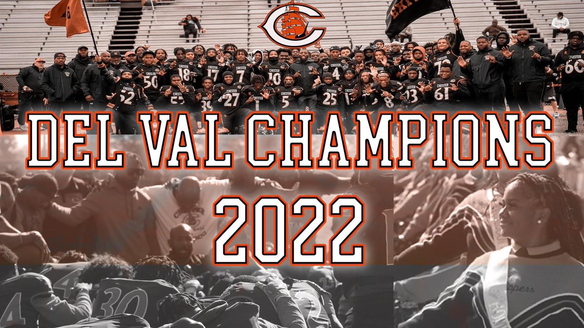 ChesterUplandSD's tweet image. Congratulations to our Varsity Football Team! 

#DelValChamps 
#Exit6
#Clippers 
#CPride