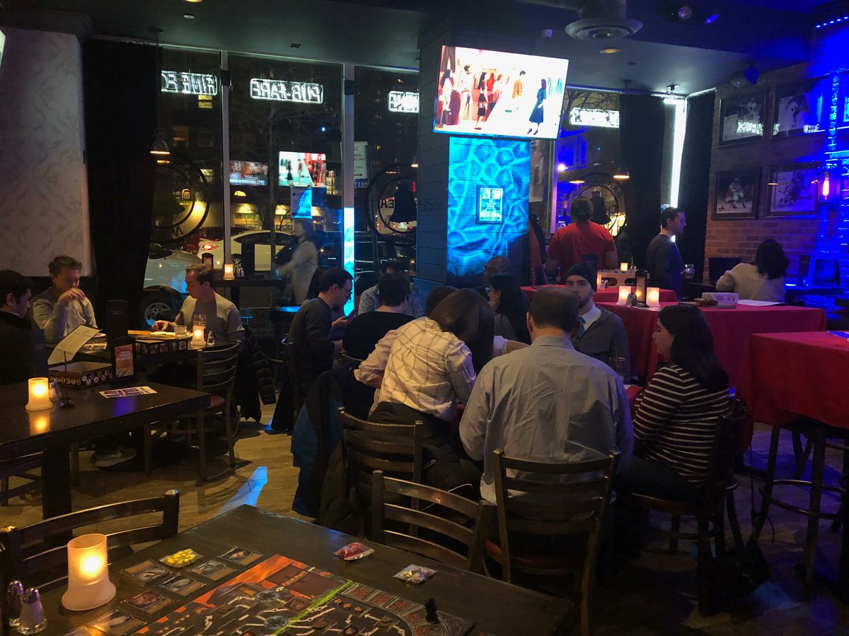 ShenanigansNY_'s tweet photo. Halloween is here! 🎃 🌙 Come celebrate with #ShenanigansNY @TheChelseaBell! Put on a costume and join us for food, drinks, one-shot DnD, and board games. To RSVP for tonight, visit our site: https://t.co/cwrXamupPC
#ThingsToDoInManhattan #BudsAndBoardGames #Halloween #FamilyFun https://t.co/DdoCMupyqO
