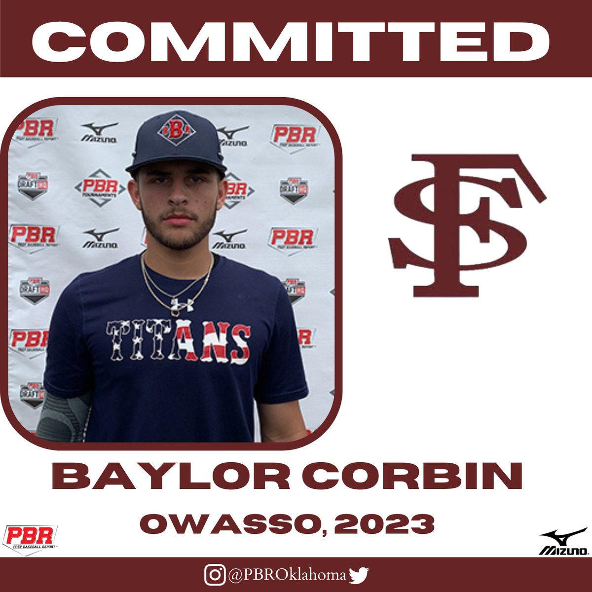 C/3B Baylor Corbin (Owasso, 2023) commits to Fort Scott CC

<a href="/BaylorCorbin23/">Baylor Corbin</a> 
<a href="/OwassoBaseball/">Owasso Baseball</a> 
<a href="/fsccbaseball/">Greyhound Baseball</a> 

👤 PROFILE: bit.ly/3STw9Yx