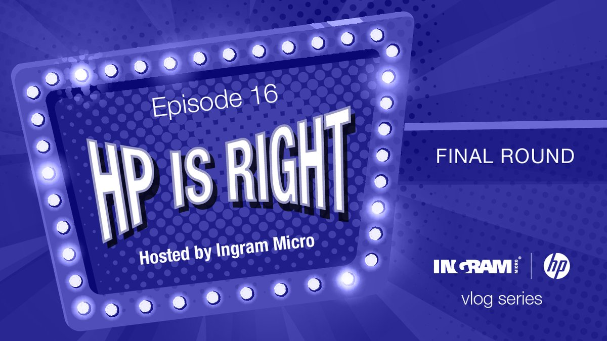 IngramMicroUSA's tweet photo. Play HP is Right: Finale ๐
Test your HP product knowledge in the HP is Right finale, hosted by Ingram Micro: https://t.co/RmsU3sFwgm
#IngramMicro #Vlog #VlogSeries #Episode16 #Intel #ImagineNext #FinalRound #HPLaptopPricing #DockShipmentTimes #IntelGen12 #processors #HPisRight https://t.co/egzvCQskof