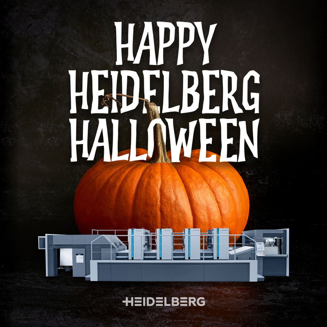 Heideldruck's tweet photo. This Halloween, we have more treats than tricks as we present the scary beautiful new Speedmaster SX 102. Convince yourself. Happy Heidelberg Halloween! 👻💀 https://t.co/asYzeVEfF6 #Speedmaster https://t.co/5vuaPalQb9