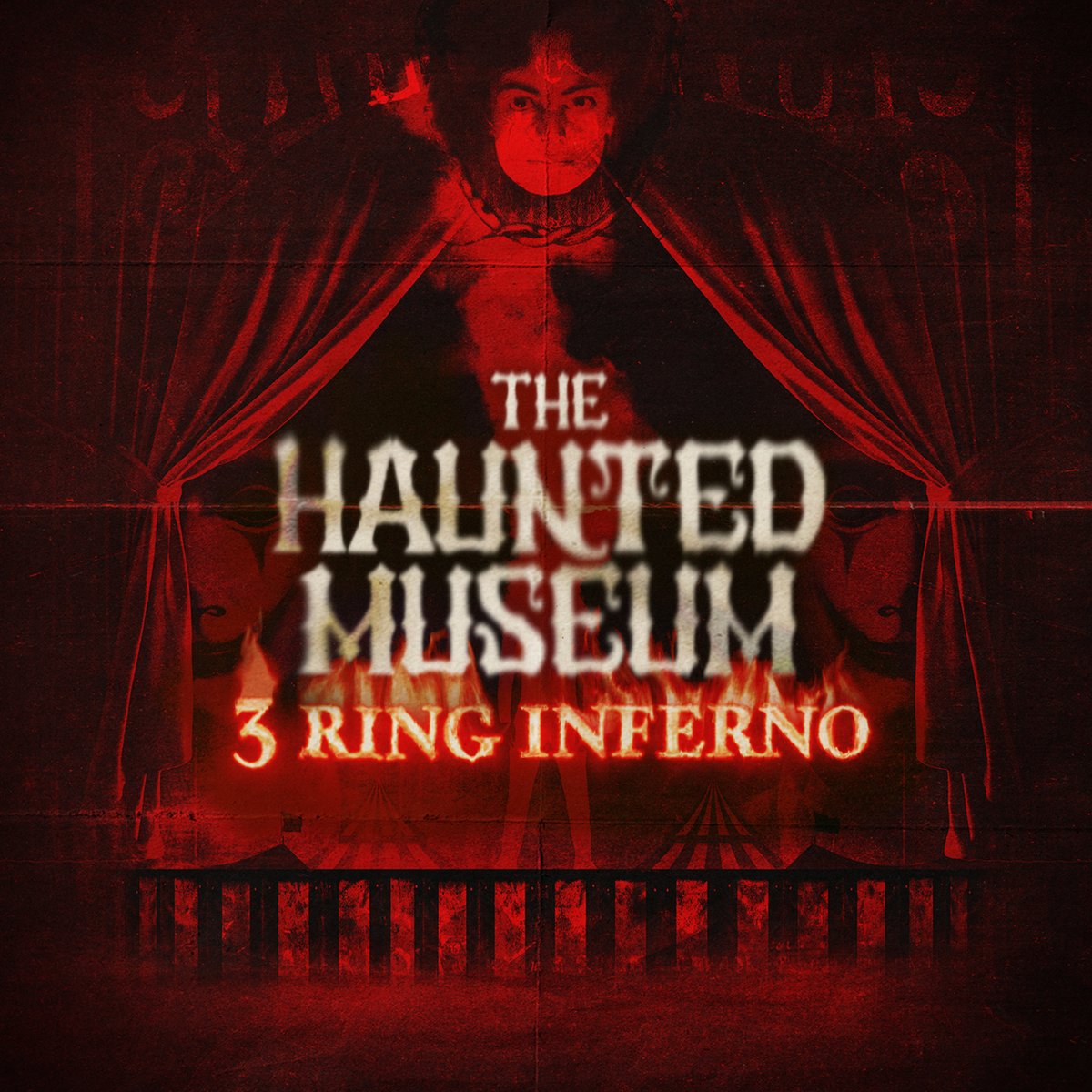 discoveryplus's tweet photo. Dare to enter? 🎟

#TheHauntedMuseum: 3 Ring Inferno is streaming now on #discoveryplus. https://t.co/uYcbF6g1aO