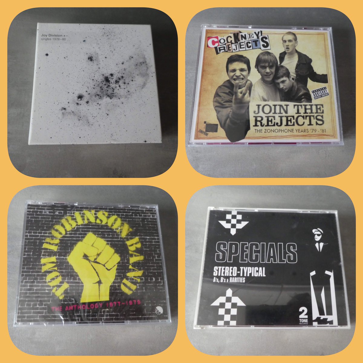 FBRecords1990's tweet photo. Some nice box sets listed today on the cakeynamnam eBay page here’s 4/10 go look at the rest #joydivision #cockneyrejects #tomrobinsonband #specials #fbrecords #punk #newwave #rebellionfestival #ebayseller #ebay #discogs #fbrecordsblackpool #instamusic #instapic #musicismylife https://t.co/VLkDCb3fd6