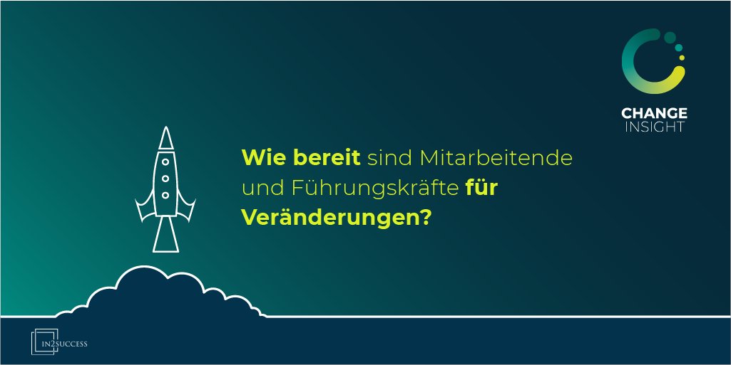 in2success_de's tweet photo. #ChangeProzesse stehen und fallen mit der Veränderungsbereitschaft von Teams. Wie eruiert man diese Veränderungsbereitschaft? Mit dieser Frage werden wir uns in den nächsten Wochen im Rahmen unserer #ChangeInsight Reihe auseinandersetzen. Stay tuned!

#changemanagement #in2change https://t.co/V89l3KaM44