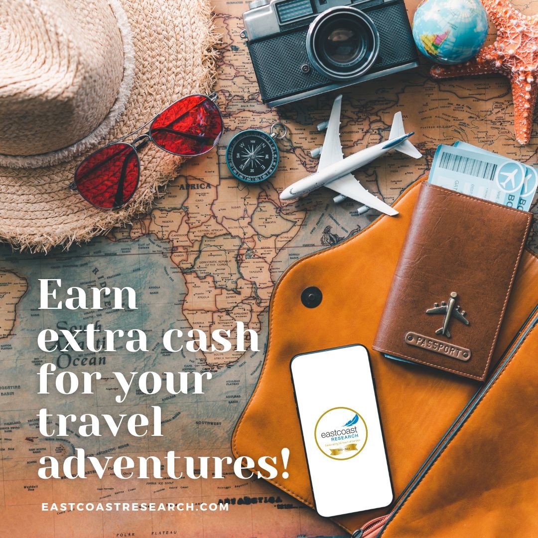 ecr_research's tweet photo. Travel? You deserve it! But having extra cash is also worth it!
Join Eastcoast Research, become a respondent and earn extra money for your travel adventures. #eastcoastresearch #marketresearch #paidsurveys #earnextracash #earnmoneyfromhome #focusgroup #youropinionmatters #travel https://t.co/FFvyMRuWC5