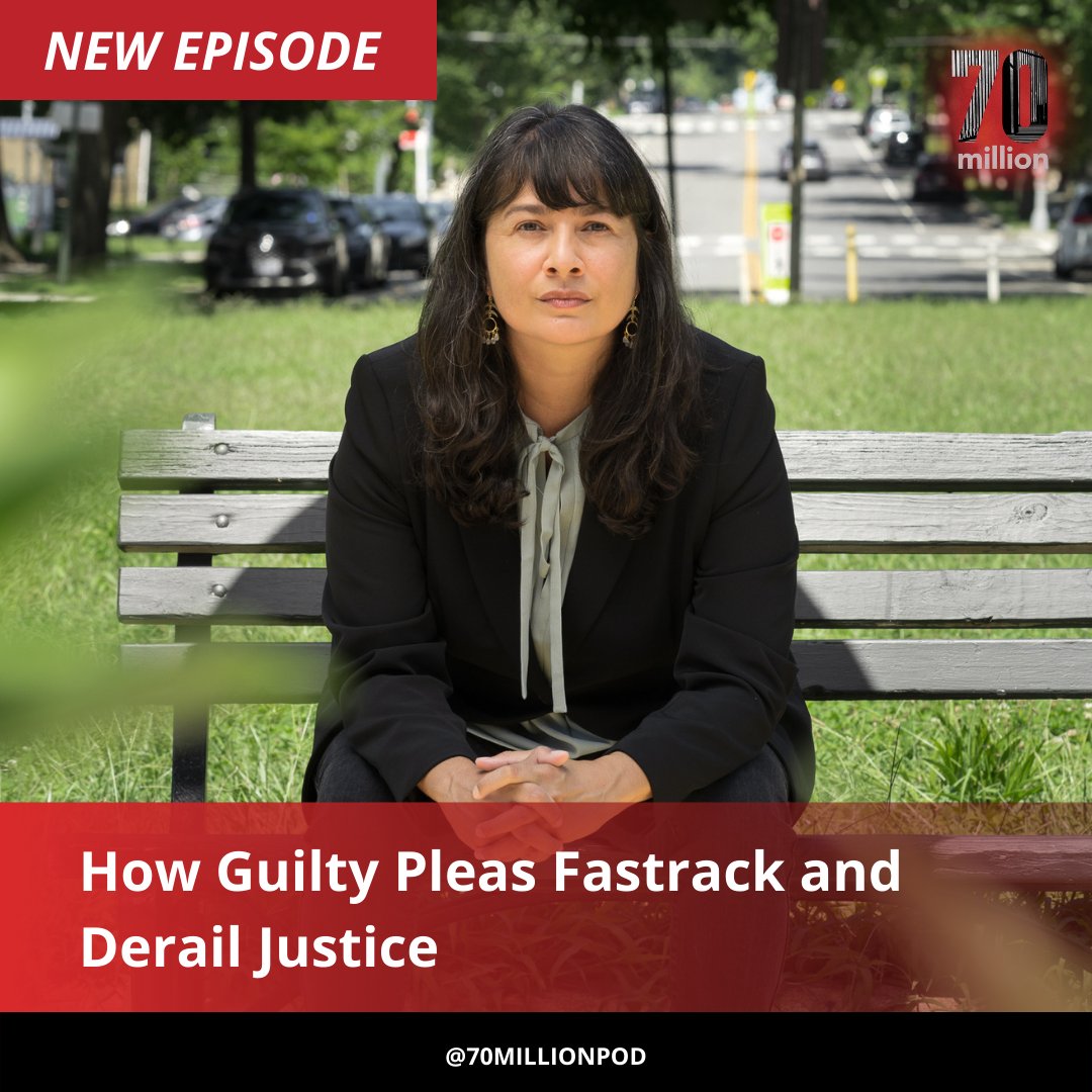 NEW EPISODE 📢 How Guilty Pleas Fastrack and Derail Justice, reported by @MarkBetancourt. Listen here and across all podcast players: pod.link/70million.