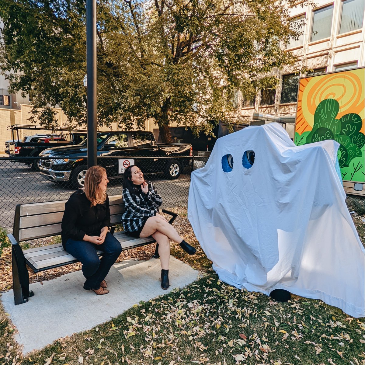 Happy Halloween from Big BOO. We hope you stay safe and warm this Halloween!