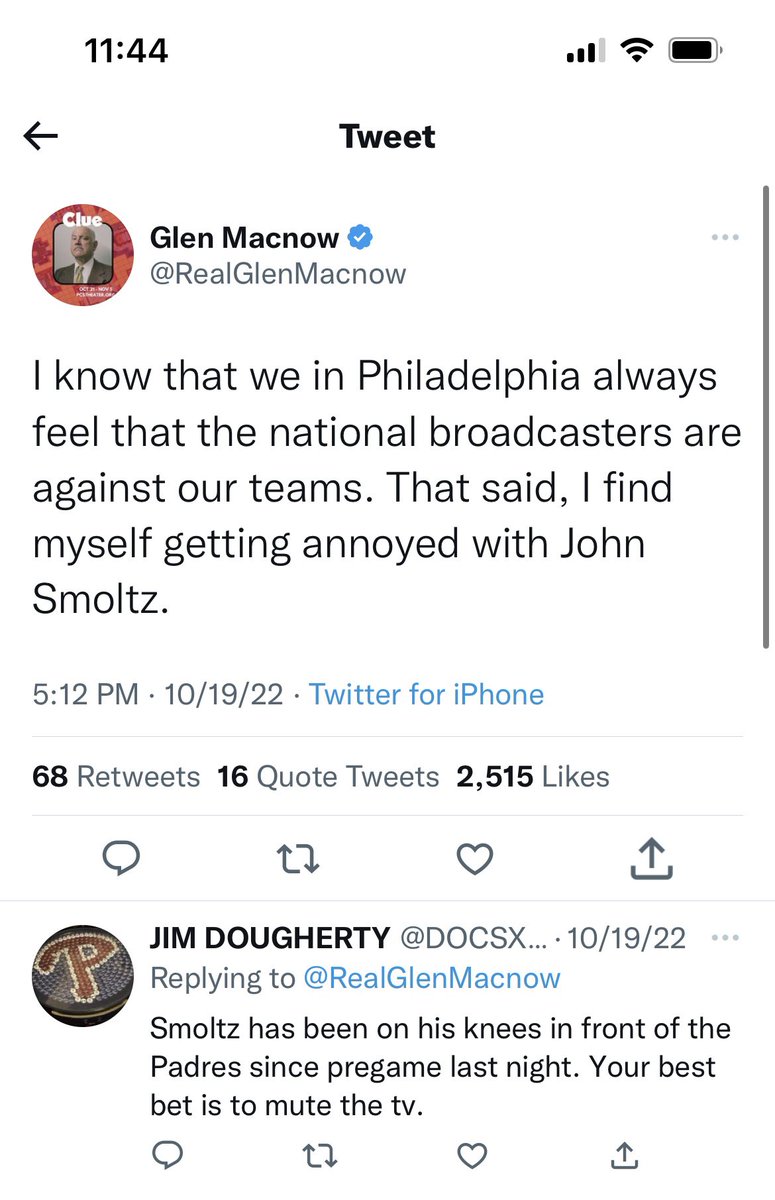 kelllydougherty's tweet photo. @stoolpresidente Hey Dave. Please send my dad to the World Series game tonight. No one has more love for this team quite like Jim Dougherty 😤 https://t.co/QaPGr4QiAt