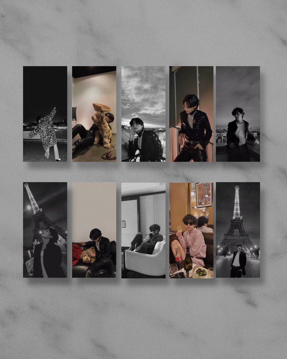 TAEHYUNG IN PARIS WALLPAPERS — thread and no watermark