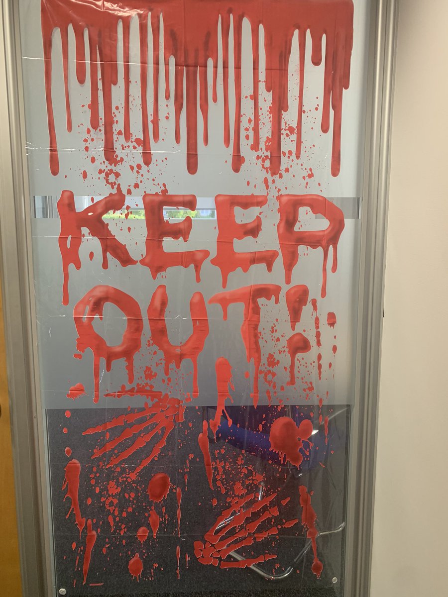 ExamWorksIS's tweet photo. It’s been a spooky 👻 few days here in the office! Even Honey, our usually 4 legged friend has been getting involved! 🐶 #LifeatEWIS #Spooky #Halloween https://t.co/hfDiOrVGVo