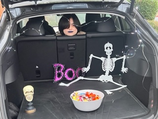 VPSOcelot's tweet image. First annual Trunk and Treat event @Heights Campus was  a great success. Over 160 lbs of candy distributed and a wide variety of costumed students and families.