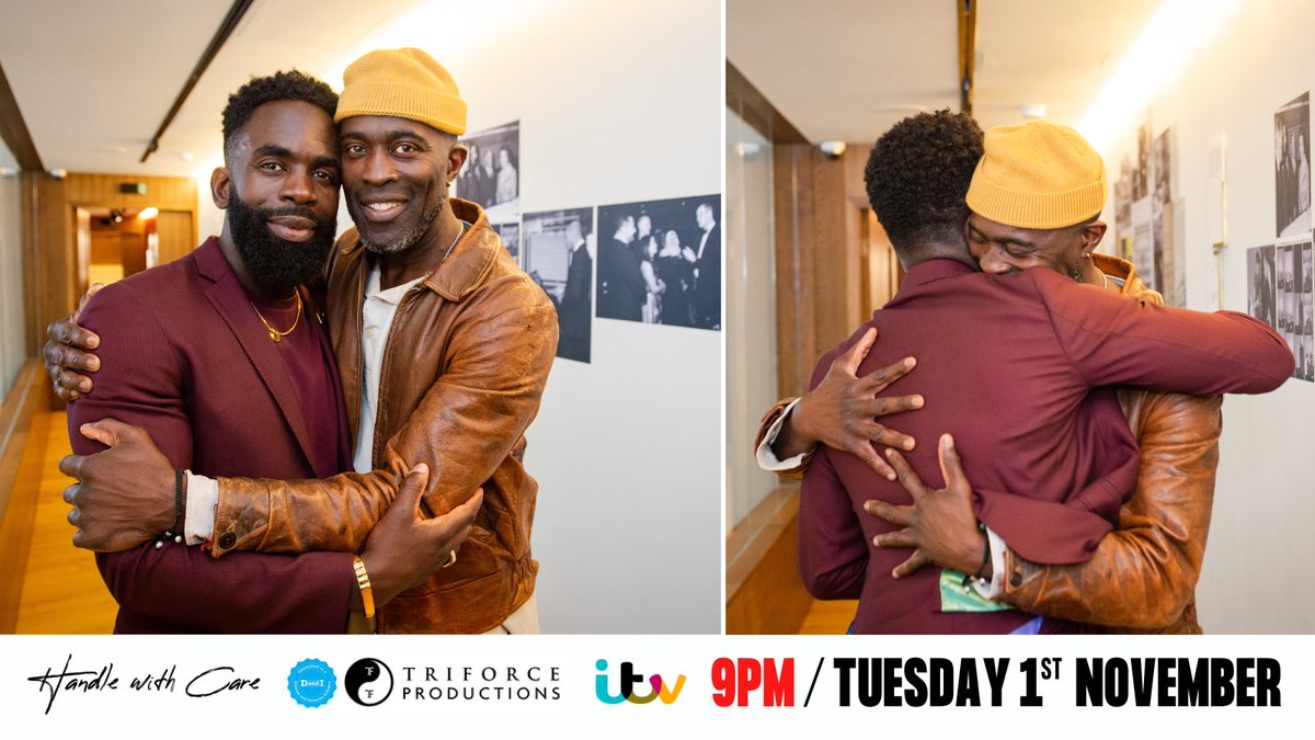 TriForceEvents's tweet photo. 🗓 Tuesday 1st November 2022
⏰️ 9pm on @ITV and @itvhub.

🙋🏿‍♂️@JimmyAkingbola ('Geoffrey' in #BelAir, @peacock) takes us on his personal journey being adopted in an @ITV documentary, '#HandlewithCare'.

📸 Family and Friends of Jimmy's gathered for a special screening @BAFTA. https://t.co/PqVzBWe7wU