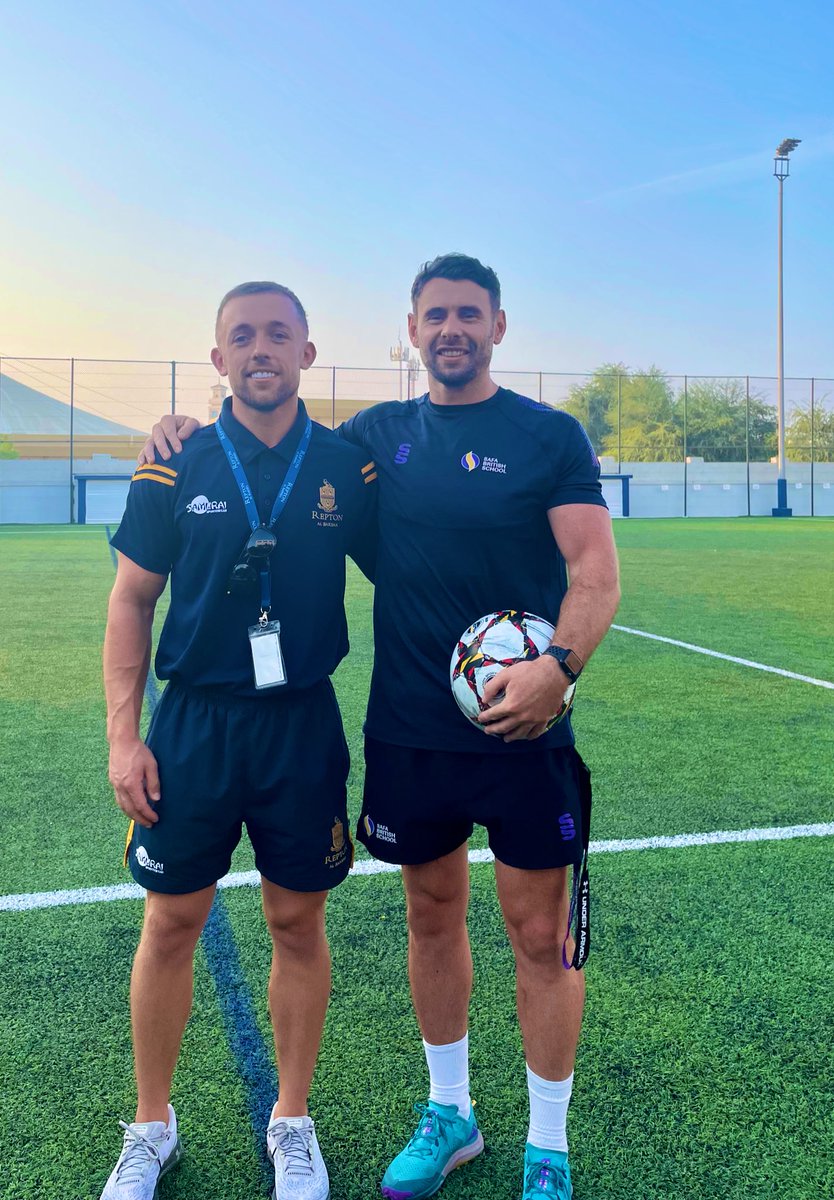 24 years of friendship, 3500 miles away from ‘home’ and the rivalry on the pitch is still real ⚽️ @PE_MrShepherd #FootballIsTheWinner #DUBAI30X30