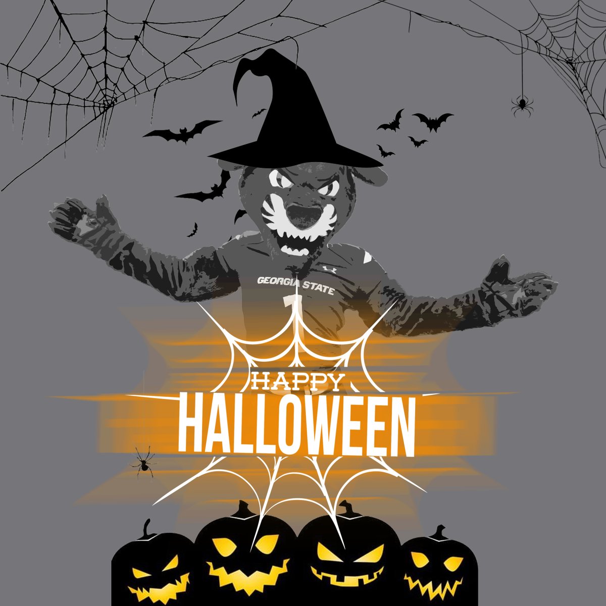 GSU_Housing's tweet photo. 🐾 Happy Halloween Panthers 🎃👻💀 #TheStateWay https://t.co/yB9uDf4xtb