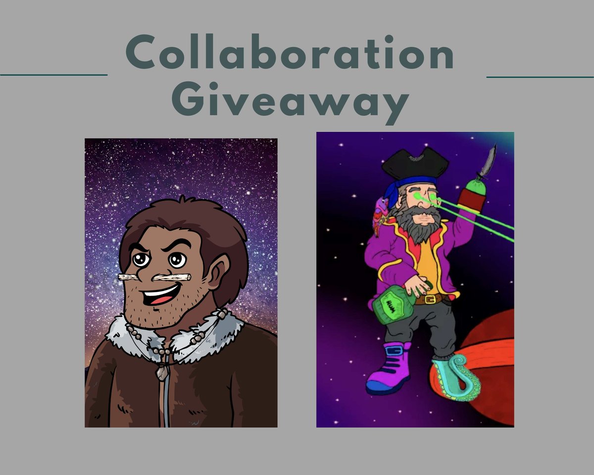 EdenEarth93's tweet photo. Collab Giveaway 🎉

PossessedPirate 🏴‍☠️ x CroCaveman 🦴

To celebrate the release of Cronos Captains, we are giving away 3 Cronos Captain NFTs! 🏴‍☠️

🚨 Rules 

1⃣ Follow 
@CroCaveman
 + 
@PossessedPirate
 
2⃣ Like &amp; RT

3️⃣ Tag 3 friends 

⏳72 hours https://t.co/evsKTgKCGf