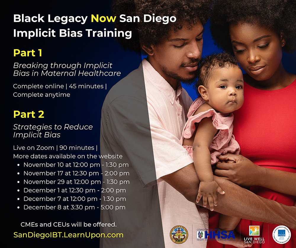 Join fellow healthcare professionals in changing the healthcare system to better support African Americans and their babies by taking steps to recognize our own biases when providing care. 

bit.ly/3LzdCyC