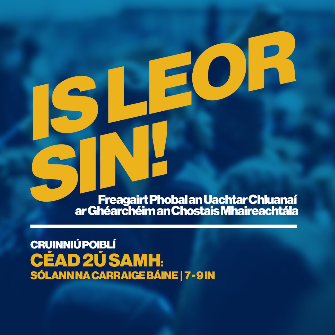 Glór na Móna tweet media