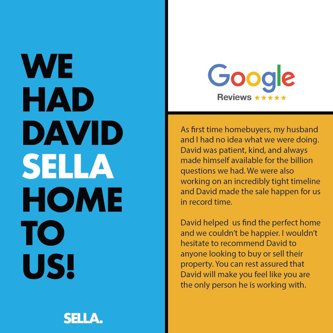 DavidSella's tweet photo. Love seeing a new Google Review pop up! #sellahome4u https://t.co/QfzMAgr690
