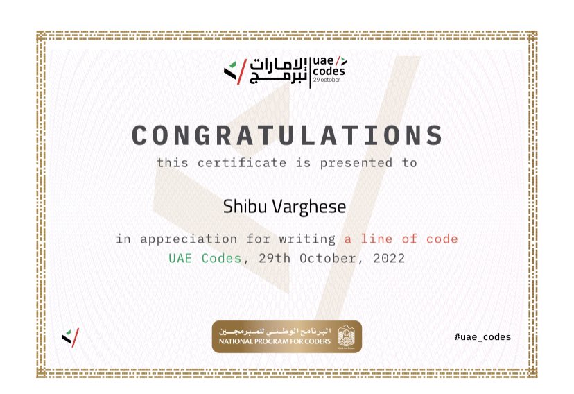 shanthi_iy's tweet photo. When your whole clan is tech savvy this happens. On 29th October UAE celebrates the “UAE Codes” day #uae #UAE_codes . Happy to participate and write a line of code for UAE codes. https://t.co/UpNHv5OUqL