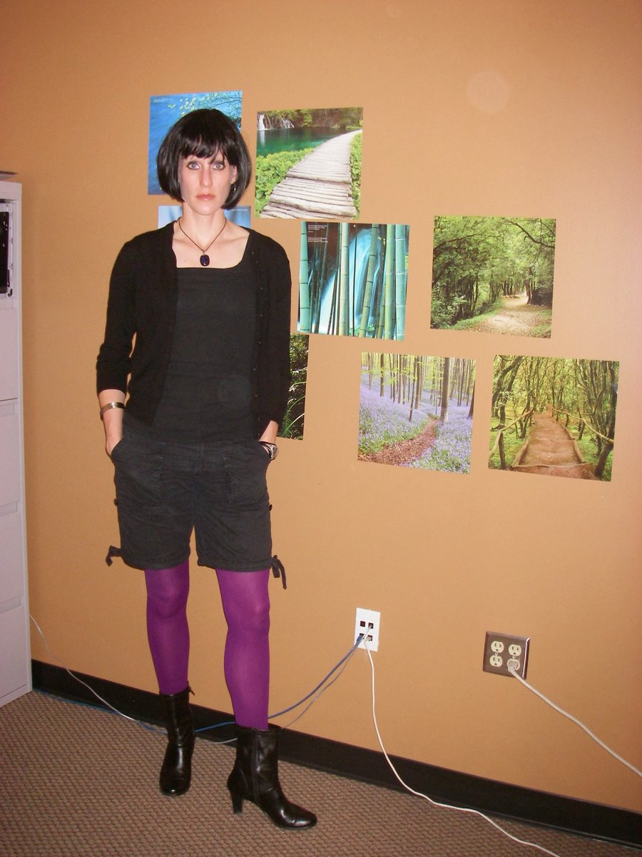 Doing, being, belonging, and becoming with and through occupation ... <a href="/ML_Elliot/">Michelle Elliot</a> takes the latter 'seriously', becoming her Hallowe'en alter ego. For one day only... 🎃