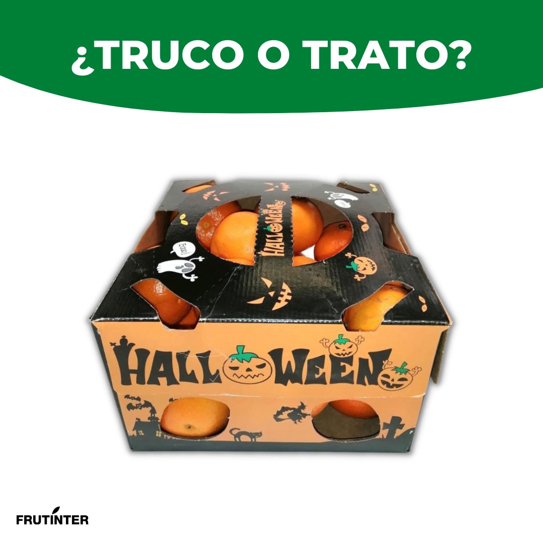 frutinter's tweet photo. ¡Feliz Halloween! 🎃
Compra nuestras clementinas, están terroríficamente deliciosas 😋
#frutinter #enfrutintercuidamos #feliz #halloween #clementinas #usoprades #sinfonia #sylma #duquessa #defry #lavila #vilareal #onda #alcoleadelrio #mercamadrid #mercabarna https://t.co/cLiCbtq8Ie