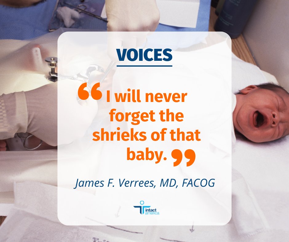 Dr. Verrees has attended only one #circumcision in his career. "I have never performed or taken part in another circumcision," he writes in this month's VOICES column. bit.ly/3RgY9V3