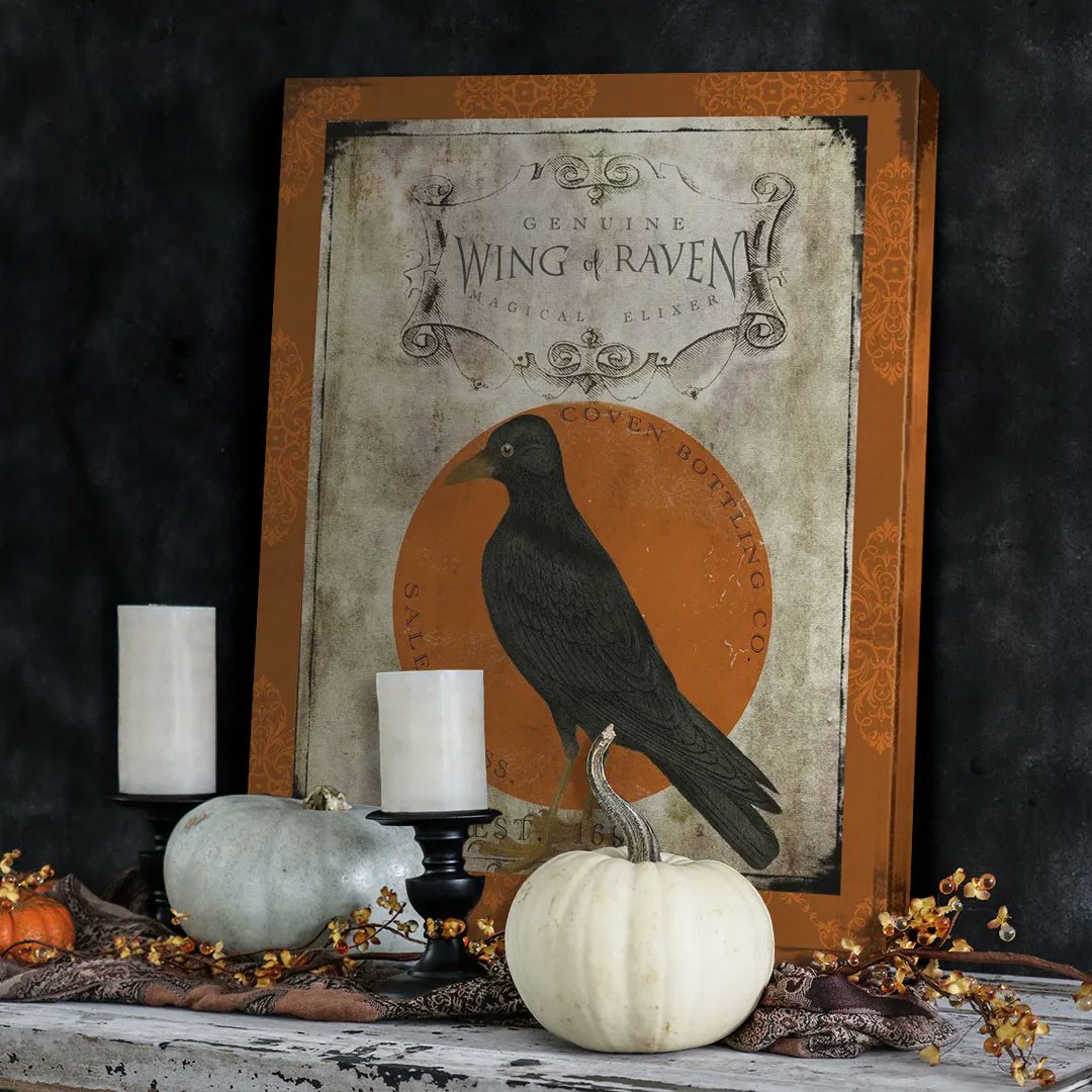 Great BIG Canvas wishes you a fun-filled Halloween with thrills of company and rav-en décor!