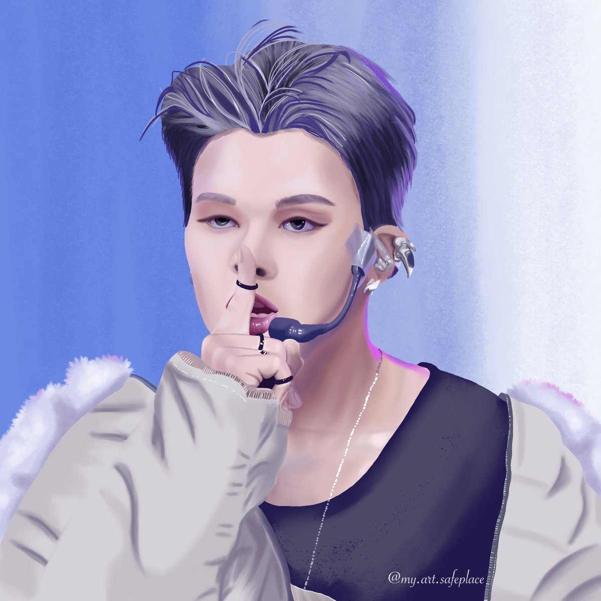 ArtSafeplace's tweet photo. #KPOP #kpopfanart #ateez #ATEEZfanart #WOOYOUNG #digitalart #digitaldrawing #Procreate https://t.co/B6T8HdZmcJ